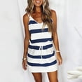 thumbnail image 2 of asddcavvf Robes pour Femmes Mode Décontractée Col en V Sans Manches Bretelles Dos Ouvert Imprimé Sexy, 2 of 5