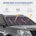 thumbnail image 3 of KLL Golden Bumblebee Windshield Sun Shade 2-Piece Foldable Car Front Window Sunshade for Most Sedans SUV Truck- Small, 3 of 5