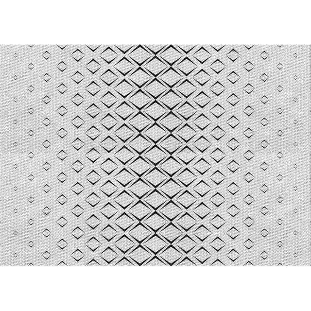 Ahgly Company Machine Washable Indoor Rectangle Transitional Platinum Gray Area Rugs, 2' x 5'