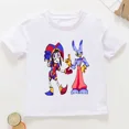 thumbnail image 3 of Camiseta de algodón con estampado de circo digital increíble para niños, camisetas de verano para niñas, ropa para bebés, camiseta de manga corta con dibujos animados para niños, 3 of 5