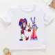 thumbnail image 3 of Camiseta de algodón con estampado de circo digital increíble para niños, camisetas de verano para niñas, ropa para bebés, camiseta de manga corta con dibujos animados para niños, 3 of 5