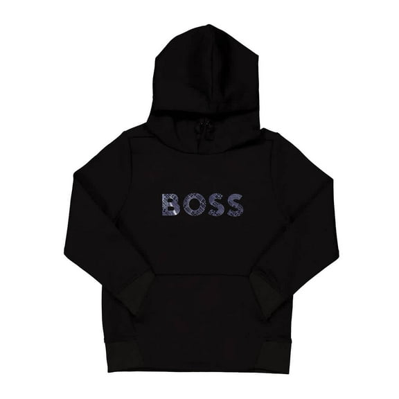 Hugo Boss Kids Regular Fit Logo Hoodie, Size 6