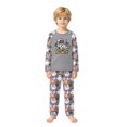 thumbnail image 2 of Matching Halloween Pajamas Set with Contrast Sleeves, Soft Halloween Family Pajamas with Mummy Bow Print, Unique Family Halloween Pajama Set Gift, 2 of 7