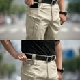 thumbnail image 5 of Lumtrix Cargo Pants For Men Construction Hiking Work Pants Lightweight Breathable Travel Pant With Multi Pockets Khaki S, 5 of 7