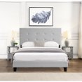 thumbnail image 2 of Full Size Gray Bed Frame | Suitable for Memory Foam Mattresses, 600 LBS Capacity, 2 of 2