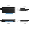 thumbnail image 3 of Cable adaptador T04 USB 3.0 a SATA Convertidor de disco duro HDD SSD de 2.5 / 3.5 pulgadas, 3 of 6