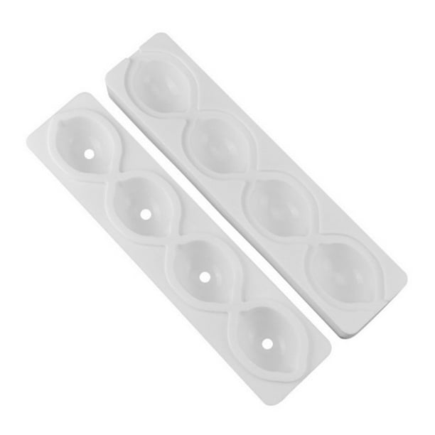 Advancent 1 par de moldes para pan, Mousse, pasteles, magdalenas, dulces, moldes para manualidades con azúcar, utensilios para hornear, hogar, cocina, Herramientas y accesorios para hornear 4 ranuras Advancent HA075139-01