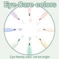 thumbnail image 3 of Duslogis Double Ended Pastel Highlighter Bible Marker Pens, Aesthetic Cute Mild Highlighters Assorted Colors with Soft Chisel & Bullet Tip,No Bleed Dry Fast for Office Supplies,12Pcs, 3 of 7