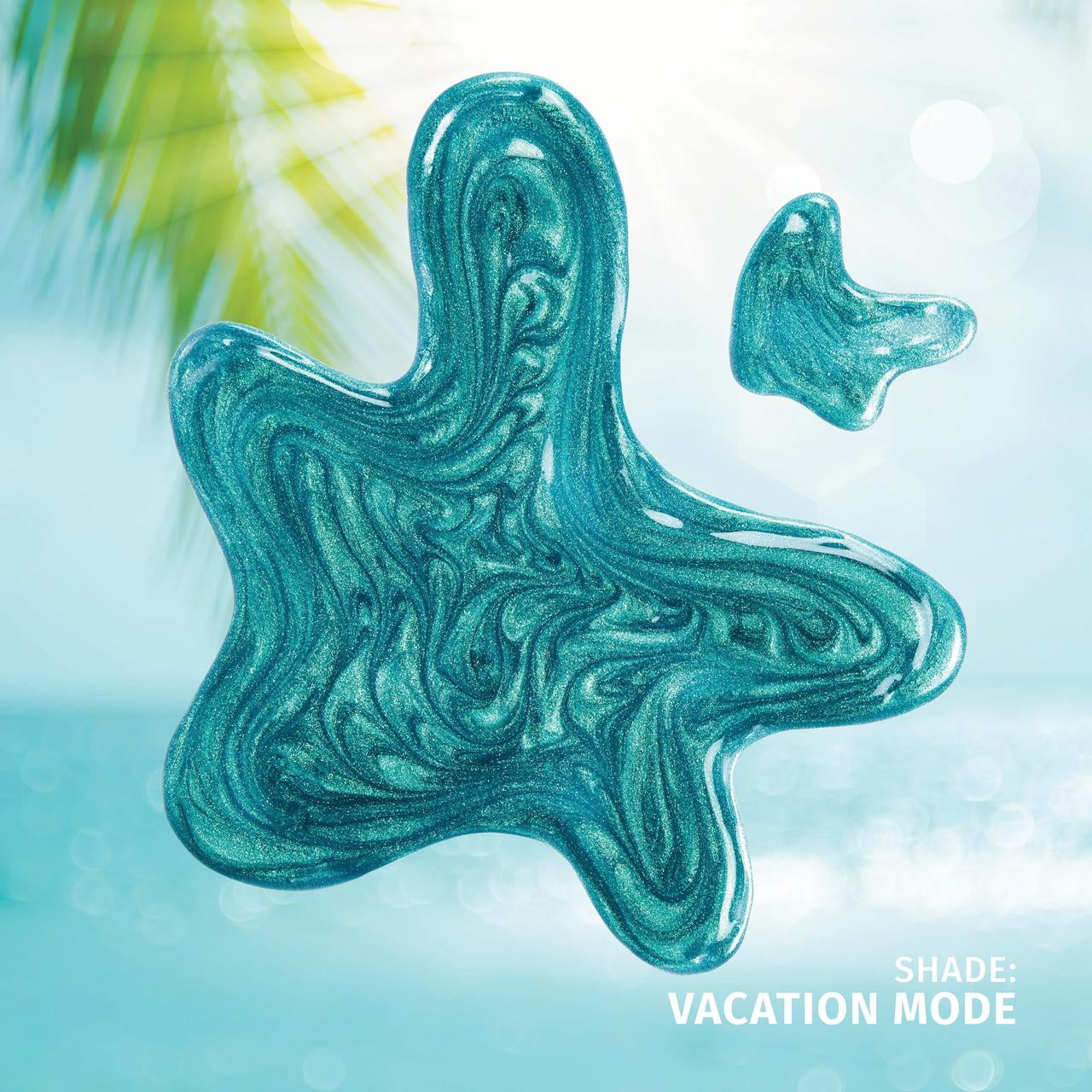 Salon Perfect Nail Polish, 408 Vacation Mode, Teal Shimmer, 0.5 fl oz