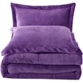thumbnail image 3 of Chezmoi Collection 3-Piece Micromink Sherpa Down Alternative Comforter Set, 3 of 3