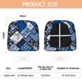 thumbnail image 3 of Pioneer Flower Seat Covers for Dining Room Chairs Set Of 6,Stretch Printed Washable Chair Seat Cover with Elastic Ties and Button,Removable Waterproof Couch Cushion Covers, 3 of 6