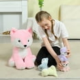 thumbnail image 6 of MaoGoLan 5Pcs 20" Mommy Fox Stuffed Animals Plush Toys Fox with 4 Fox Babies, 6 of 8