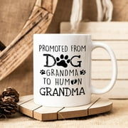 Baby Announcement To Grandma Magic Color Changing Mug Ceramic Tea Cup Funny Friend Gift Coffee Mug for Women and Men 11oz with Handle Microwave Safe