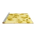 thumbnail image 2 of Ahgly Company Machine Washable Indoor Rectangle Oriental Yellow Modern Area Rugs, 8' x 10', 2 of 4