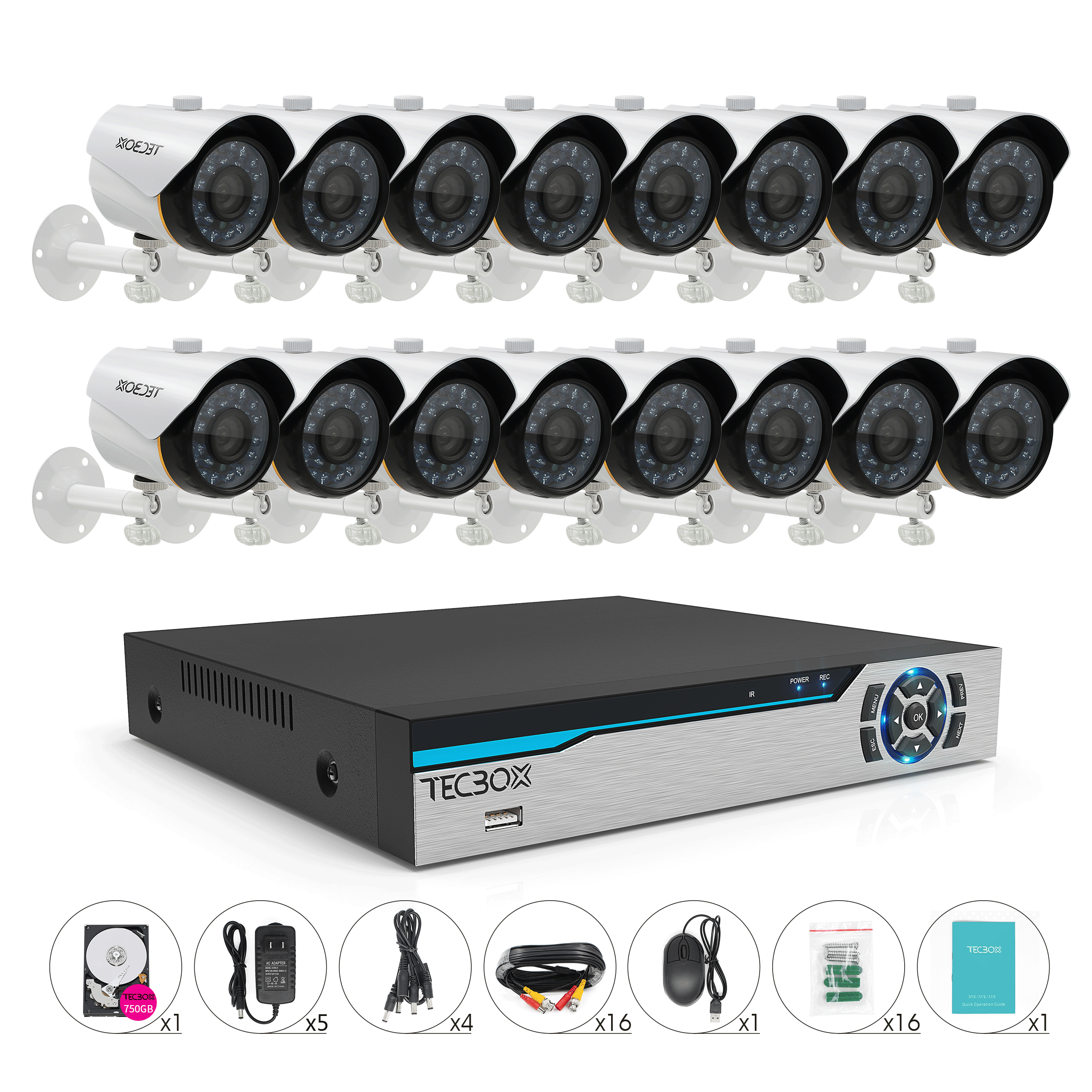 Tecbox security hot sale camera setup