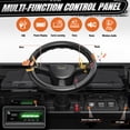 thumbnail image 4 of 24V Ride On Dump Truck for Kids, Licensed Toyota Land Cruiser FJ45 Power Car Wheels Ride On Toy with Electric Dump Bed, Parent Remote Control, Music, LED Lights, Birthday Gift for Kid Ages 3-6, Black, 4 of 11