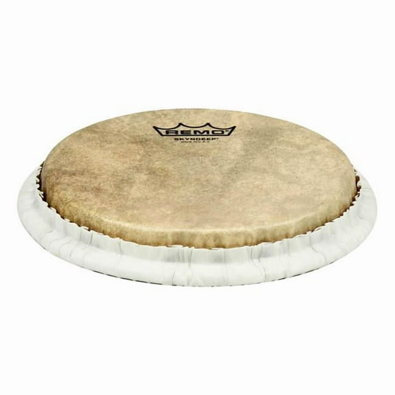 Remo Drum Heads  7.15 in. Bongo Drumhead with Tucked Skyndeep Calfskin Graphic