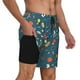 thumbnail image 2 of Fotbe Sports Ball Traje de Baño para Hombre – Shorts de Natación de Secado Rápido con Forro y Bolsillos-Small, 2 of 6
