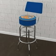 thumbnail image 4 of Los Angeles Clippers NBA Padded Swivel Swivel Bar Stool with Back, 4 of 6