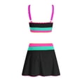 thumbnail image 5 of vigerkar High Waisted Bikini Sets for Women Tummy Control Swimsuits 3 Piece Bathing Suits Neon Swimwear with Skirt 2026 (Black, XXL), 5 of 8