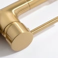 thumbnail image 4 of ANGELES HOME Pull Down Sprayer Kitchen Faucet with LED Spray, Single Handle Kitchen Sink Faucet in Brushed Gold, 4 of 10