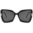 thumbnail image 3 of Ginsiom Trendy Oversized Square Sunglasses for Women Cat Eye Butterfly Womens Sun Glasses, 3 of 6