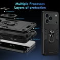 thumbnail image 7 of TYJKeJi Fashion Case Kickstand Drop Resistant Shockproof Case For iPhone 17 Pro Max, 7 of 7