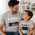 thumbnail image 5 of Player 1 Player 2 Matching Gaming Shirts, Dad And Son Gamer Shirts, Father Son Matching Outfit, Video Game Family Tee, 5 of 7