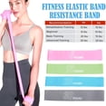 thumbnail image 2 of Wmool Bandes de Résistance Sport d'Exercice Boucle Entraînement Physique Maison Gym Yoga Bande d'Exercice Lot N7, 2 of 8