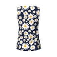 thumbnail image 6 of Goofa Daisy Floral Printed Womens Workout Tops for Women Sleeveless Yoga Shirts Athletic Running Tank Tops Sleeveless Gym Clothes Workout Apparel-, 6 of 9