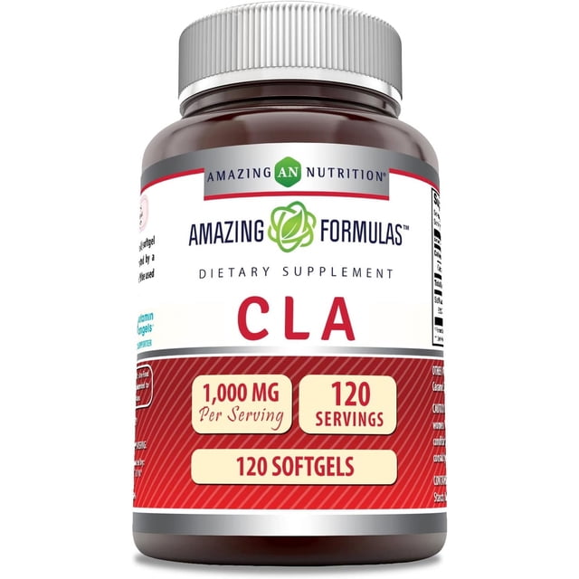 Amazing Nutrition CLA Ácido Linoleico Quemador Grasa 1000mg
