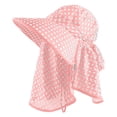 thumbnail image 4 of LRen Women's Summer Sun Hat for Outdoor Activities Breathable Cycling Cap Fashionable Wide Brim Sunscreen Hat Pink, 4 of 4