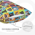 thumbnail image 5 of Fotbe Cute Dogs Collage Pillow Cases - Envelope Closure - Luxury, Extra Soft, Cooling Pillow Covers - Wrinkle, Fade, Stain Resistant(Pillow not included)-14"x20", 5 of 9