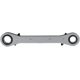 thumbnail image 2 of Hand Tools Combination Adjustable Spanners Steel Offset Wrenches Metric Flat Ratchet Ring Spanner Durable Repair Tools - Silver, 16-18mm Wrenches, 2 of 4
