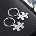 thumbnail image 3 of Mother Daughter Keychain Set Mom Daughter Matching Pendants Key Tag Keyring Mother's Day Gift Birthday Gift, 3 of 4