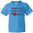 thumbnail image 3 of Inktastic Happy Valentines Day Red Hearts and Arrow Youth T-Shirt, 3 of 5