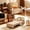 Saddle Tan, variant on 42.5" 3 in 1 Pull Out Sofa Bed, Single Size Convertible Sleeper Loveseat with Storage, Trundle & 2 Pillows, for Living Room/Dorm/Bedroom/Office/RV (Charcoal Gray)