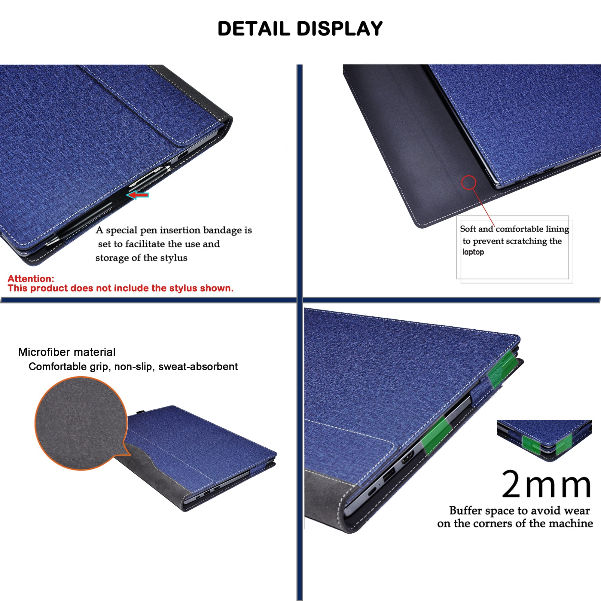 Laptop Case Cover for 14 inch Lenovo Slim 7 14IAP7 14IRP8 &Yoga Slim 7 14IMH9&Yoga Slim 7 Pro 14ARH7 14IAH7 14IAP7&Yoga Slim 6 14IRP8 14IAP8 14APU8 14IRH8 Sleeve,PU Leather Notebook PC Bag