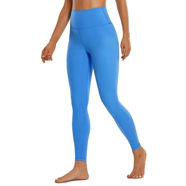 Leggings CRZ YOGA de tiro alto 64 cm azul talla grande