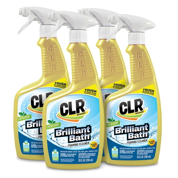 Limpiador de baño espumoso CLR Brilliant Bath 770 ml (paquete de 4)