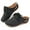Black, variant on Ecetana Clogs for Women Wedge Sandals Comfort Breathable Closed Toe Sandals with Massage