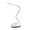 White, variant on 360 Degree Rotating Eye Protection LED Desk Lamp Student Reading Light