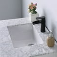 thumbnail image 5 of Maribella 30" Carrara White Marble Countertop Single Vanity w/Mirror White, 5 of 7