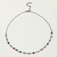 thumbnail image 2 of Collar de cristal y diamantes Yashi con cadena de clavícula de mujer modelo 22775, 2 of 4