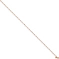 thumbnail image 2 of 14K Rose Gold Jbsp's Polished Fancy Link Anklet (10 X 2.59) Made In Italy lf1608-10, 2 of 5