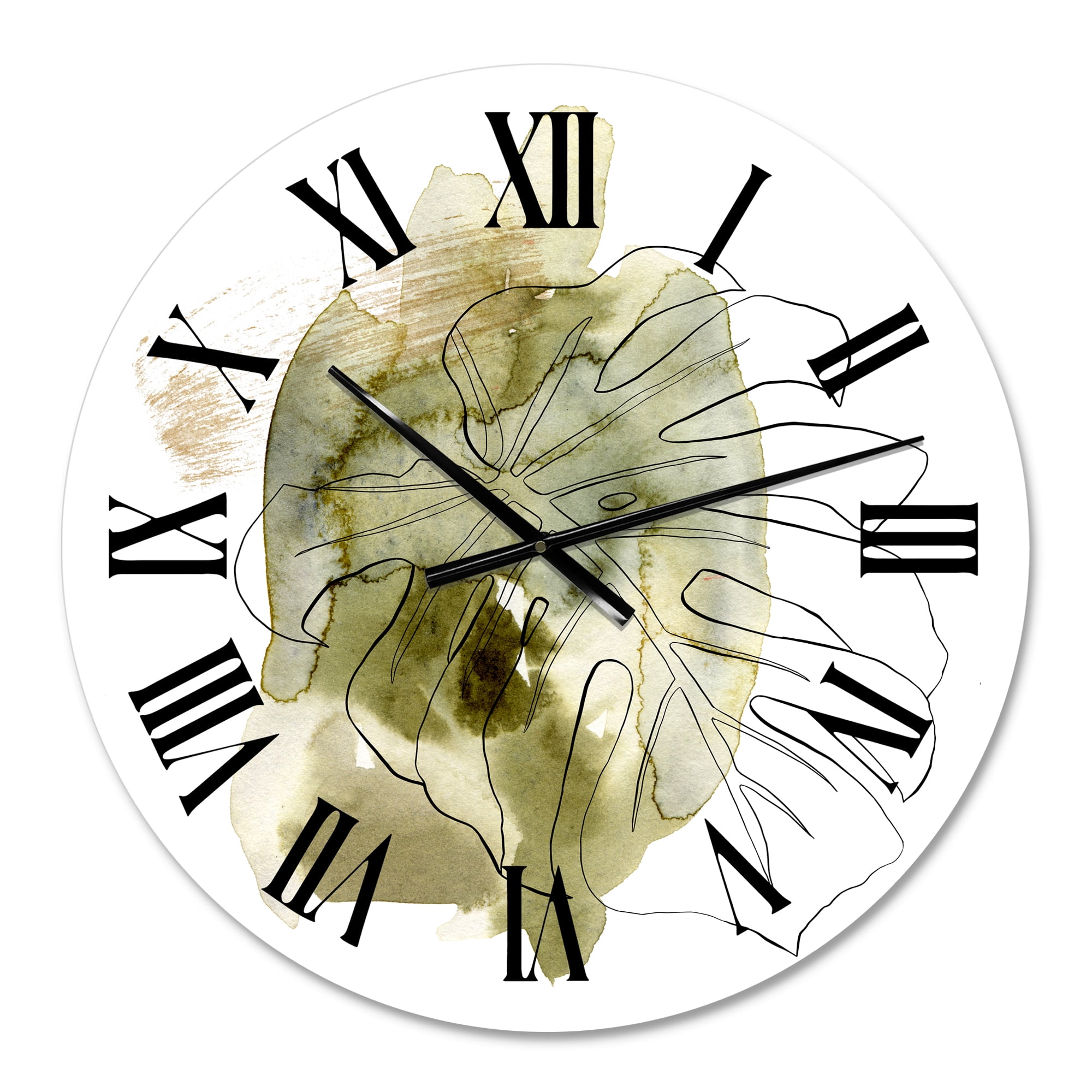 Designart 1 in Quartz Traditional Wall Clock