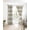Brown, variant on Cream Striped Blackout Curtains 39 Inches Long for Bedroom, Farmhouse Vintage Brown Stripes Thermal Insulated Room Darkening Black Out Window Curtain Panels Grommet Drapes for Living Room