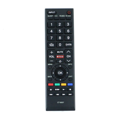 New TV Remote Control CT-8037 CT8037 For Toshiba 58L5400U 65L5400 40L3400  50L3400 50L3400U 50L3400U 58L5400
