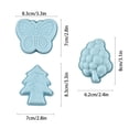 thumbnail image 2 of Worallymy 12 Uds. moldes de árbol de Navidad para pasteles moldes antiadherentes para cupcakes patrones variados herramientas para postres accesorios de silicona para hornear Worallymy JD735806095, 2 of 7