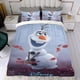 thumbnail image 4 of Olaf Conjunto de sábanas temático, trío de piezas, cómodo y amigable con la piel, diseño único, regalo de decoración para el hogar para familiares, amigos y fans,140cm *210cm, 4 of 6